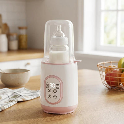 Chauffe biberon sur la table de la cuisine