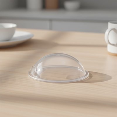 Coquille d'allaitement déposée sur une table